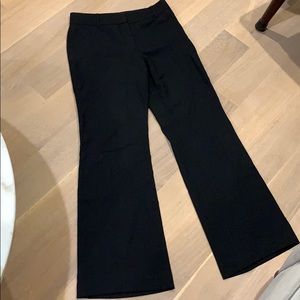 J. Crew black wool wide leg dress pants